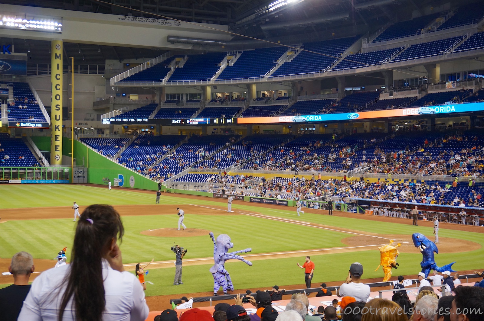 Ein echtes Baseball-Spiel Florida Style